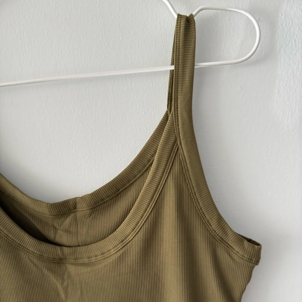 GIRLFRIEND COLLECTIVE Coco Scoop Bodysuit in Fern - Picture 8 of 11